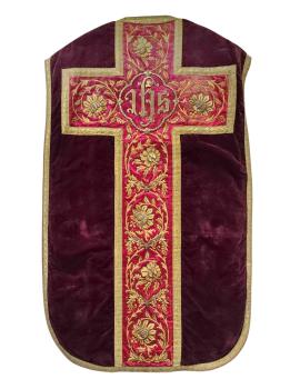 Antique chasuble, vestment, Ornat, around 1900