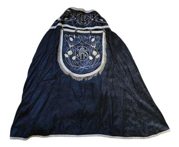 Set 3 Stück / Antiker Rauchmantel, Pluviale, Dalmatik, Ornat um 1900
