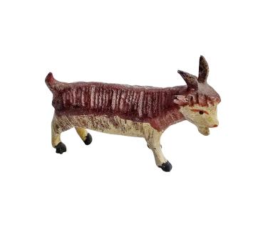 Antike Grulicher Krippenfigur / Ziege um 1900