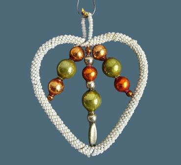 Beaded Glass Ornament, Gablonz around 1920/1930
