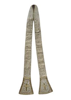 Antike Stola für Ornat, Messgewand, Vestment, um 1900