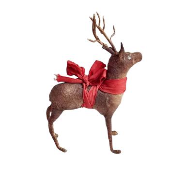 Preview: Antiker Hirsch aus Watte um 1900