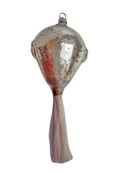 Antiker Christbaumschmuck, Lauscha Mondgesicht um 1900