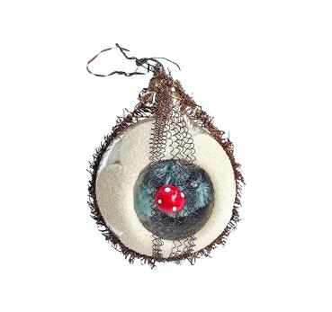 Indent Glass Ornament, lauscha around 1930