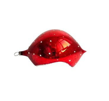 Preview: Antique Christmas tree decoration, indent diorama ball around 1950