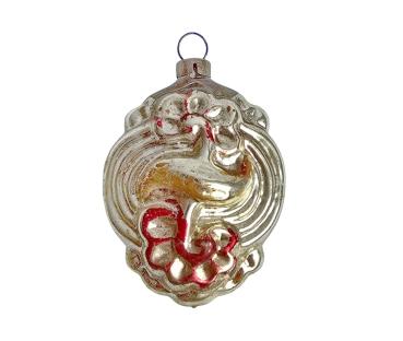 Antiker Christbaumschmuck, Lauscha Kugel um 1880/1890