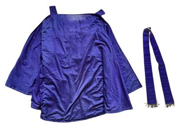 Preview: Lila Rauchmantel - Chormantel, Messgewand, Vespermantel, Pluviale, Ornat, um 1900