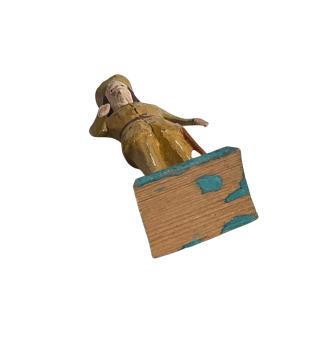 Preview: Antike Grulicher Krippenfigur / Soldat um 1920 (7 cm)