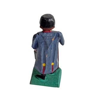 Preview: Antike Grulicher Krippenfigur / Nachtwächter um 1900 (7 cm)