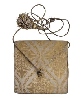 Preview: Antike Bursa / Burse für Messgewand / Ornat um 1900