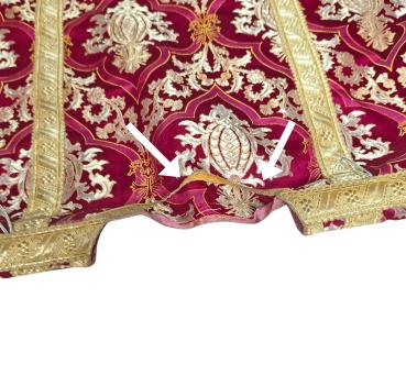 Antike Dalmatik, Ornat um 1900