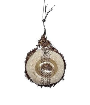 Indent Glass Ornament, lauscha around 1930