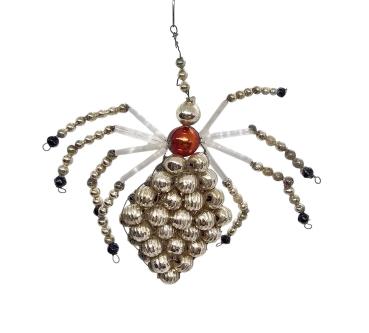 Gablonzer Spinne aus Glasperlen um 1930