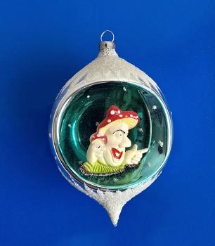Diorama ball with Mushroom around 1950