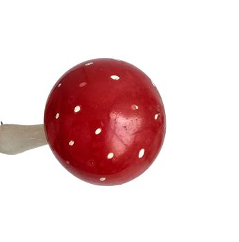 Antique mushroom / fly agaric on clip, lauscha around 1920