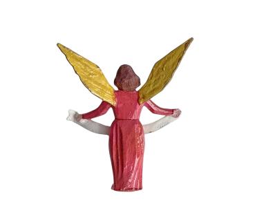Antike Grulicher Krippenfigur / Verkündigungsengel, um 1900 (5 cm)