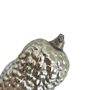 Preview: Antiker Christbaumschmuck, Eule, 30er Jahre