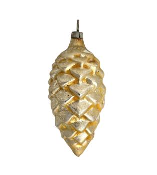 Antiker Christbaumschmuck, Lauscha, Tannenzapfen um 1910