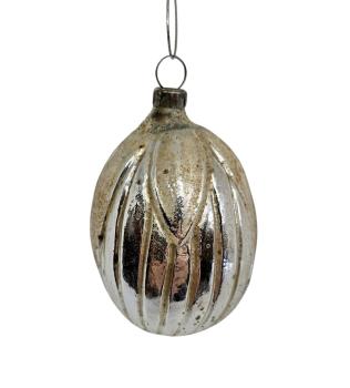 Preview: Jugendstil Kugel, Blüte, Lauscha um 1910