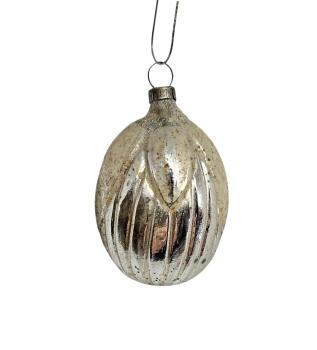 Jugendstil Kugel, Blüte, Lauscha um 1910