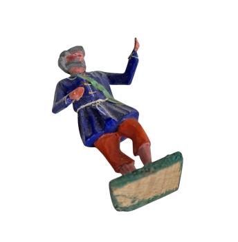 Preview: Antike Grulicher Krippenfigur / Hirte um 1900  (10 cm)