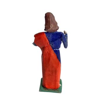 Preview: Antike Grulicher Krippenfigur / Josef um 1900 (10 cm)