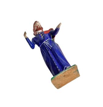 Preview: Antike Grulicher Krippenfigur / Josef um 1900 (10 cm)