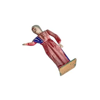 Preview: Antike Grulicher Krippenfigur / Maria um 1900 (10 cm)
