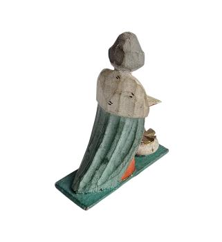 Preview: Antique grulich crib figurine, Holy King Melchior, around 1900 (10 cm)