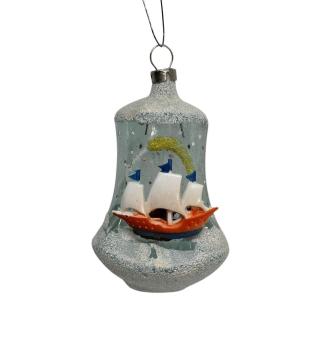 Diorama Kugel, Segelboot um 1950