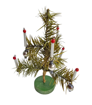 Preview: Antique Goose Feather Tree, 16 cm, around 1930