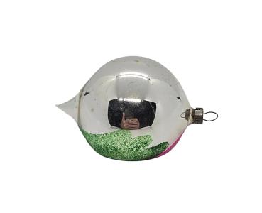 Preview: Diorama Kugel, Ente mit Blumen um 1950