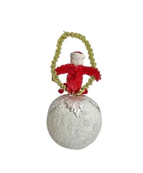 Preview: Chenille Santa on Spun Cotton Ball, ca. 1930