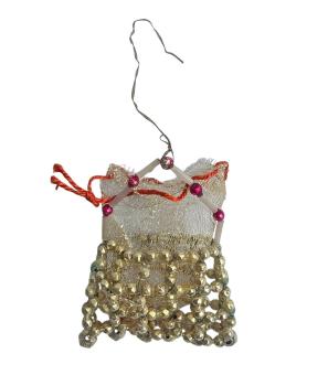 Preview: Gablonzer Tasche aus Glasperlen mit Candy bag zum befüllen, 30er Jahre