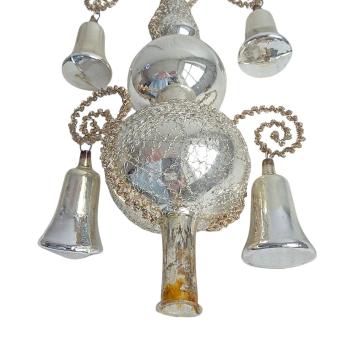 Preview: Antique wire wrapped christmas tree topper, around 1950