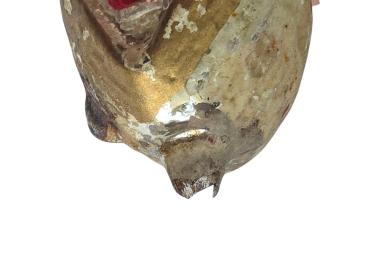 Antiker Christbaumschmuck, Haus mit Truthahn um 1920