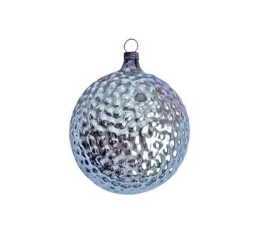 Preview: Verspiegelte Lauscha Kugel / Reflexkugel um 1920