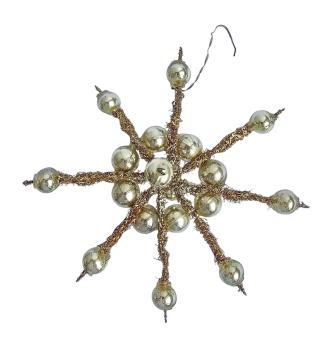 Vintage ornament, Star / Snowflake around 1950