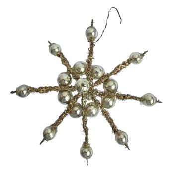 Preview: Vintage ornament, Star / Snowflake around 1950