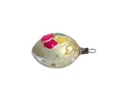 Preview: Lauscha kugel with flower around 1920