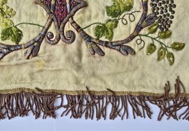 Antique religious blessing veil, 19th century
