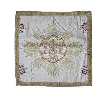 Antikes Kelchvelum, Kelchtuch, Ornat, um 1900