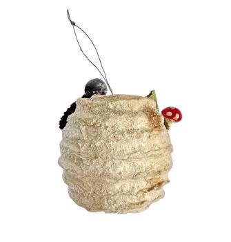 Preview: Chimney sweep on spun cotton ball around 1920