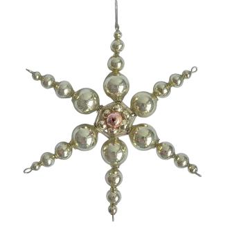 Gablonzer  Stern aus Glasperlen, 50er Jahre