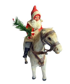 Santa on horseback, early 20th century