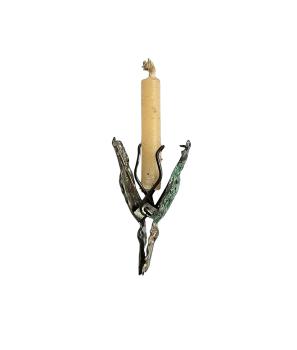 Preview: Metal Candle Holder, Clip, Bird around 1880/1890