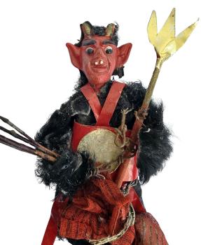 Wiener Krampus um 1920, Beschädigt, zum Herrichten