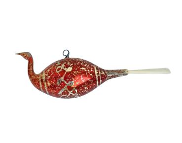 Antiker Christbaumschmuck, Vogel um 1920