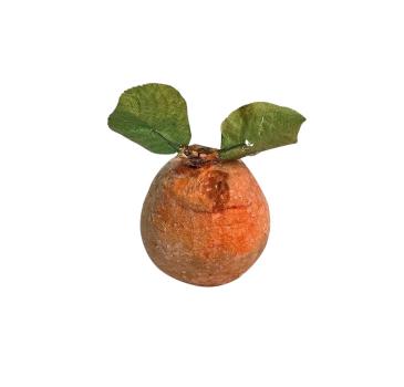 Preview: Frucht / Orange aus Watte um 1900