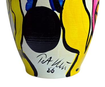 Peter Robert Keil (born 1942 Züllichau), ceramic vase, dated 1986